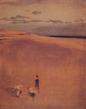 詹姆斯 阿伯特 麥尅尼爾 惠斯勒 The Beach at Selsey Bill 詹姆斯 阿伯特 麥尅尼爾 惠斯勒 The Beach at Selsey Bill